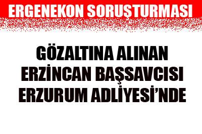 Başsavcı Cihaner Erzurum Adliyesinde 