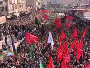 Onbinlerce Şii Kerbela Mateminde