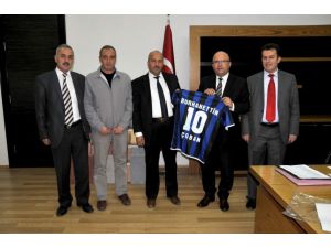 Spor Camiasından Başkan Çobana Ziyaretler