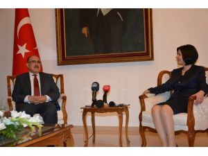 Kktc Meclis Başkanı Siber, Tc Başbakan Yardımcısı Atalay’ı Kabul Etti