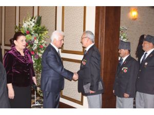 Kktc Cumhurbaşkanı Eroğlu, Konuk Heyetler Onuruna Resepsiyon Verdi