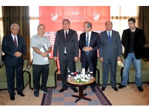 Başkan Özcandan Fatih Terime Ziyaret
