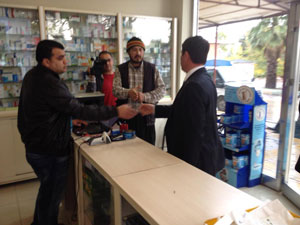 Başkan Okumuş Türkoğlu Esnaflarını Ziyaret Etti