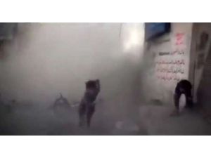 Çocuklar Bombalardan Böyle Kaçtı