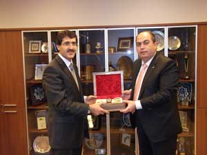 Karaküçük, Ekonomi Bakanlığı Müsteşar V. İbrahim Şenel İle Bir Araya Geldi 