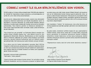 Fadıl Akgündüz: “Cübbeli Ahmet İle Olan Birlikteliğimize Son Verdik”