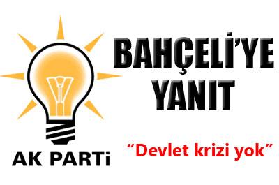 AK Partiden Bahçeliye yanıt 