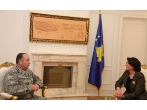 Kosova Cumhurbaşkanı Jahjaga: Nato, Ülke Güvenliğinin Teminatı