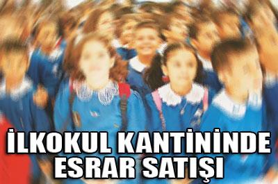 Okul kantininde esrar satışı 