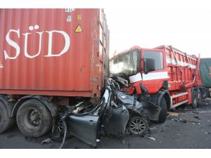 Belçika’da 132 Araç Birbirine Girdi