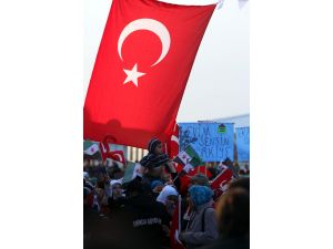 Cumhurbaşkanı Abdullah Gül Konteynır Kentte Suriyelilere Hitap Etti