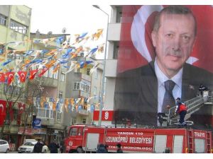 Edirne’de Başbakan Heyecanı