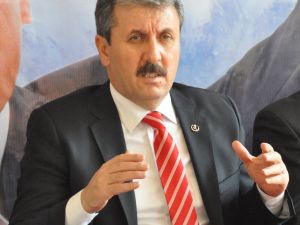 Bbp Genel Başkanı Destici, Basın Mensuplarıyla Bir Araya Geldi