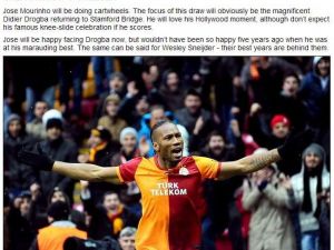 G.saray-chelsea Eşleşmesi İngiliz Basınında