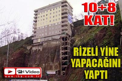 Rizeli yine yapacağını yaptı 
