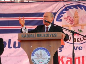 Bahçeli, Memleketinde Hükümete Yüklendi