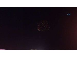 Erdoğan’a Hava Fişekli Karşılama