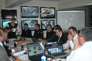 Anma Etkinliği Kriz Merkezinden Takip Edildi