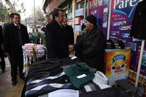 Erkoç’a Esnaf Desteği