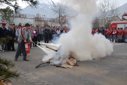 Elbistan Çplde Yangın Tatbikatı