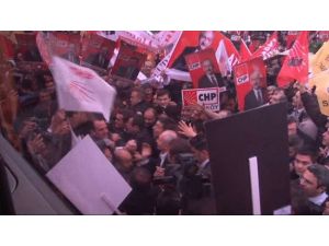 Kılıçdaroğlu’nu Sarıgül Ve Partililer Karşıladı