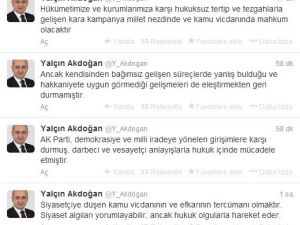 Akdoğan: Bu Kara Kampanya Millet Nezdinde Ve Kamu Vicdanında Mahkum Olacaktır”