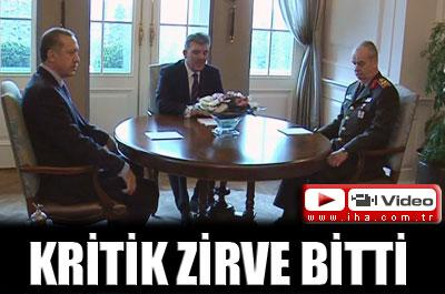 Üçlü zirve sona erdi 