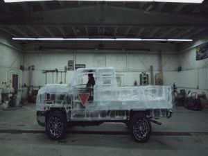 Buzdan Araç Yaptılar, 1.5 Km Gittiler