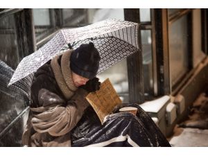 Abdnin Kuzeydoğusu Kar Fırtınasına Teslim Oldu