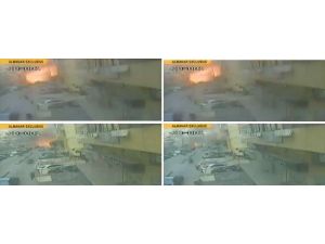 Bombalı Araçla Yapılan Saldırı Kamerada
