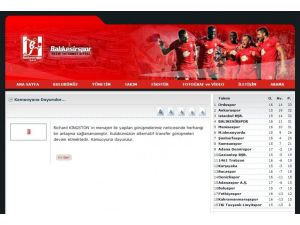 Balıkesırspordan Kıngson Açıklaması