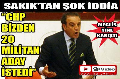 Sakıktan şok iddia 