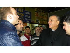 Mhp’li Vural, Edirne’de Esnafı Ziyaret Etti