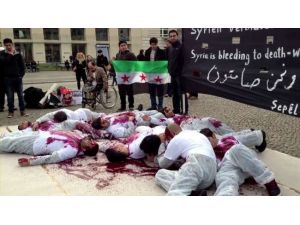 Almanya’da Suriye Eylemi