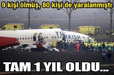 Uçak kazasında hayatını kaybedenler anıldı 