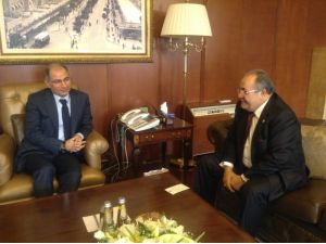 Uslu’dan, İçişleri Bakanı Ala’ya Ziyaret