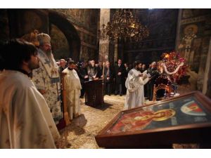 Kosova’da Sırplar Ortodoks Noel Bayramını Kutladı