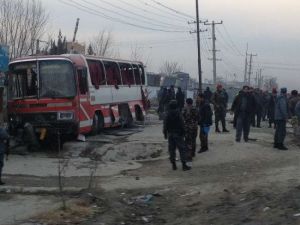 Polis Otobüsüne Saldırı: 9 Yaralı