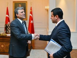 Bdp Genel Başkanı Demirtaş Çankaya Köşkünde