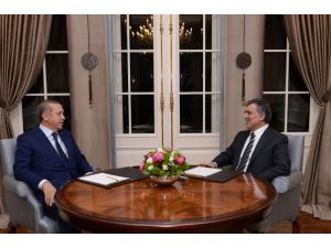 Başbakan Erdoğan Çankaya Köşkünde