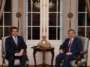Ekonomi Bakanı Zeybekci Çankaya Köşkü’nde
