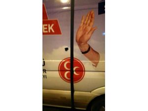 Mhp Adayının Aracına Kurşun Yağmuru
