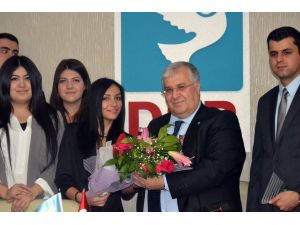 Dsp Genel Başkanı Türker Üniversite Öğrencilerini Kabul Etti