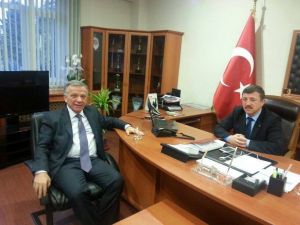 Başkan Koçal, Kaplan’ı Ziyaret Etti