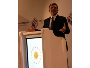 Cumhurbaşkanı Gül, Müteahhitler Birliği Genel Merkez Binasının Açılış Törenine Katıldı