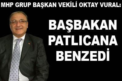 Başbakan patlıcana benzedi