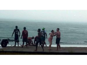 Plajda Yıldırım Faciası