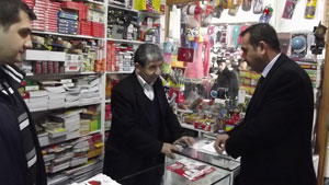 Esnaf’tan Ateş’e Tam Destek