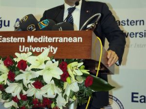 Bakan Bağış Doğu Akdeniz Üniversitesinde Konuştu