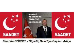 Bigadiç Belediye Başkanı Göksel, Saadet Partisinden Aday Oldu